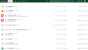 gitlab projects